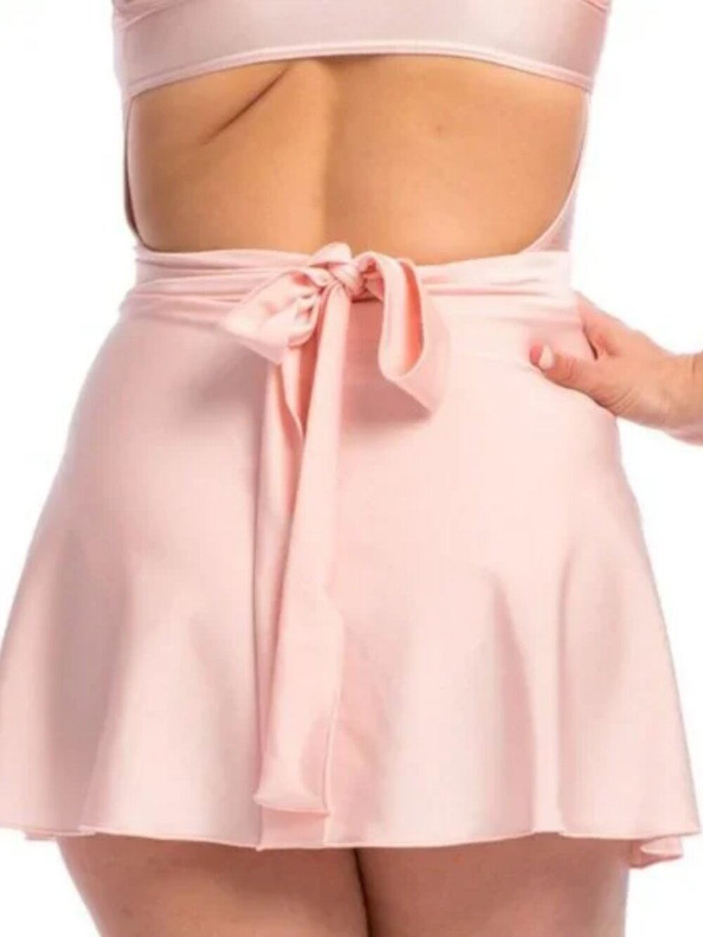 Ballet Beautiful Solid Mini Wrap Skirt